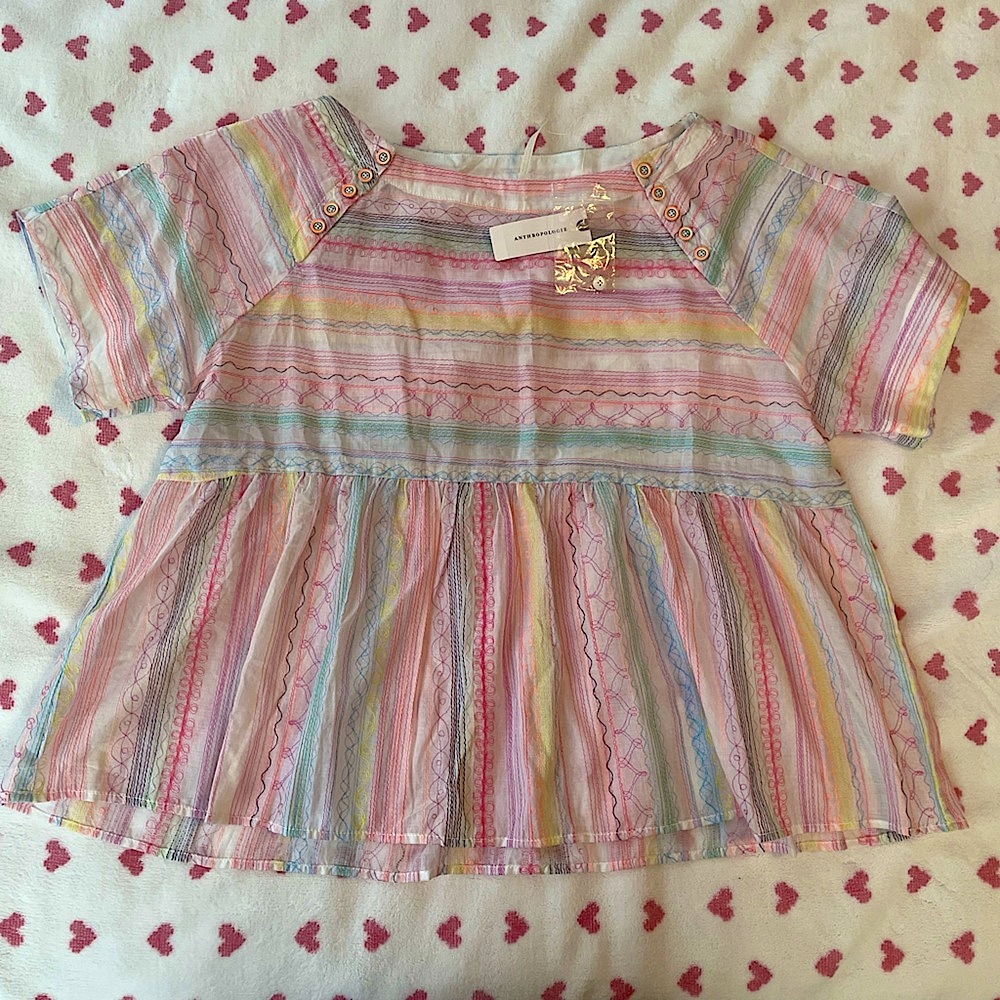 Spring Anthropologie Shirt